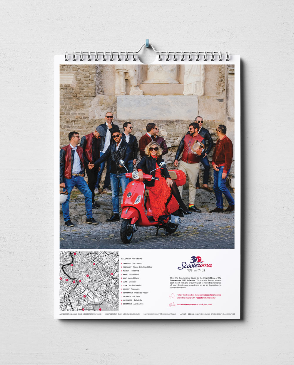 Scooteroma 2020 Calendar