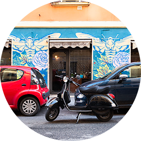 double street vespa tour rome